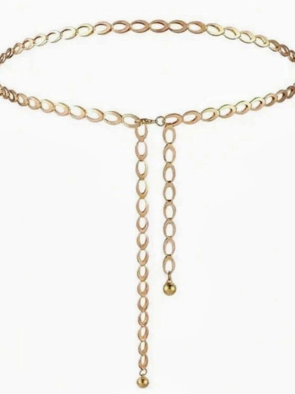 Gold Chain Waist Belt